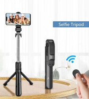 Multi functional Extendable Bluetooth Selfie Stick with Remote