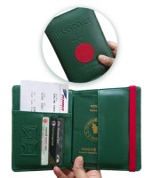 Passport Cover (অরিজিনাল লেদার) - Green