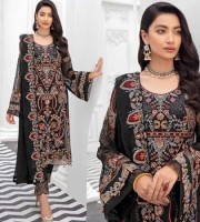 Hit Design Black Unstiched Georgette Pakistani Suit (HP23)