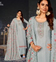 Georgette Embroidered Palazzo Suit (BR02)