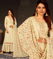 Georgette Embroidered Palazzo Suit (BR03)