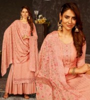 Georgette Embroidered Palazzo Suit (BR01)