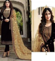 Kritika Kamra Block Georgette Embroidery Salwar Kameez (KB02)