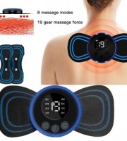 2 pads Smart Pocket Body Massager (Rechargeable) Machine with 2 pads