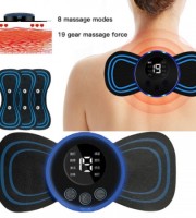 3 pads Smart Pocket Body Massager (Rechargeable) Machine with 3 pads