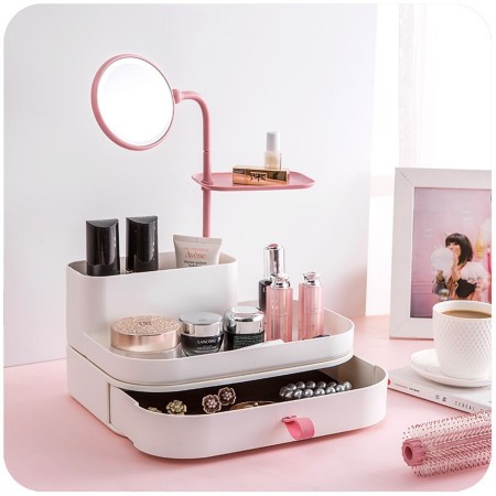 Cosmetic Organizer & Mirror
