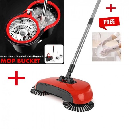 spain mop +brooms + kitchen hands gloves