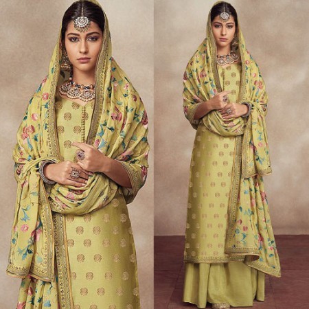 (DPG08) Sharara Suit Heavy Embroidered