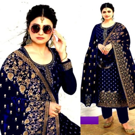 Indian Soft Georgette With Heavy Embroidery