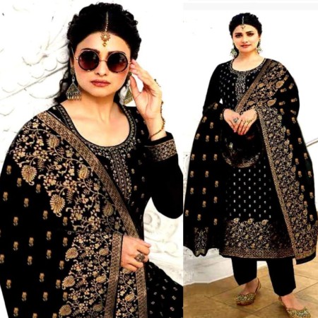 Indian Soft Georgette With Heavy Embroidery