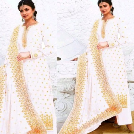 Indian Soft Georgette With Heavy Embroidery