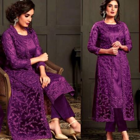 Indian Soft Georgette With Heavy Embroidery