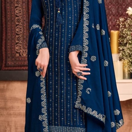 High-Quality Embroidery Soft Georgette SELOWAR KAMEEZ 4PIC