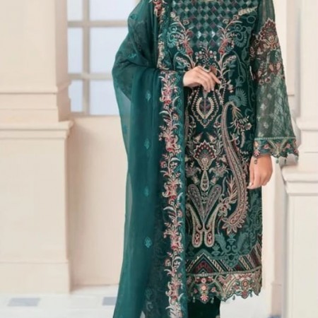 Fepic Rosemeen Georgette Embroidered Salwar Kameez (HRB07)
