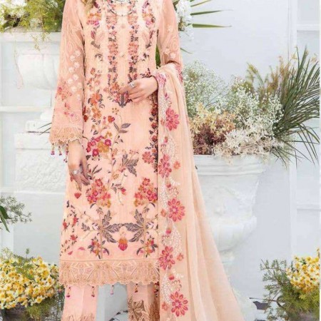 Exclusive Luxuary Georgette embroidery work Designer -salwar kamiz (HP11)